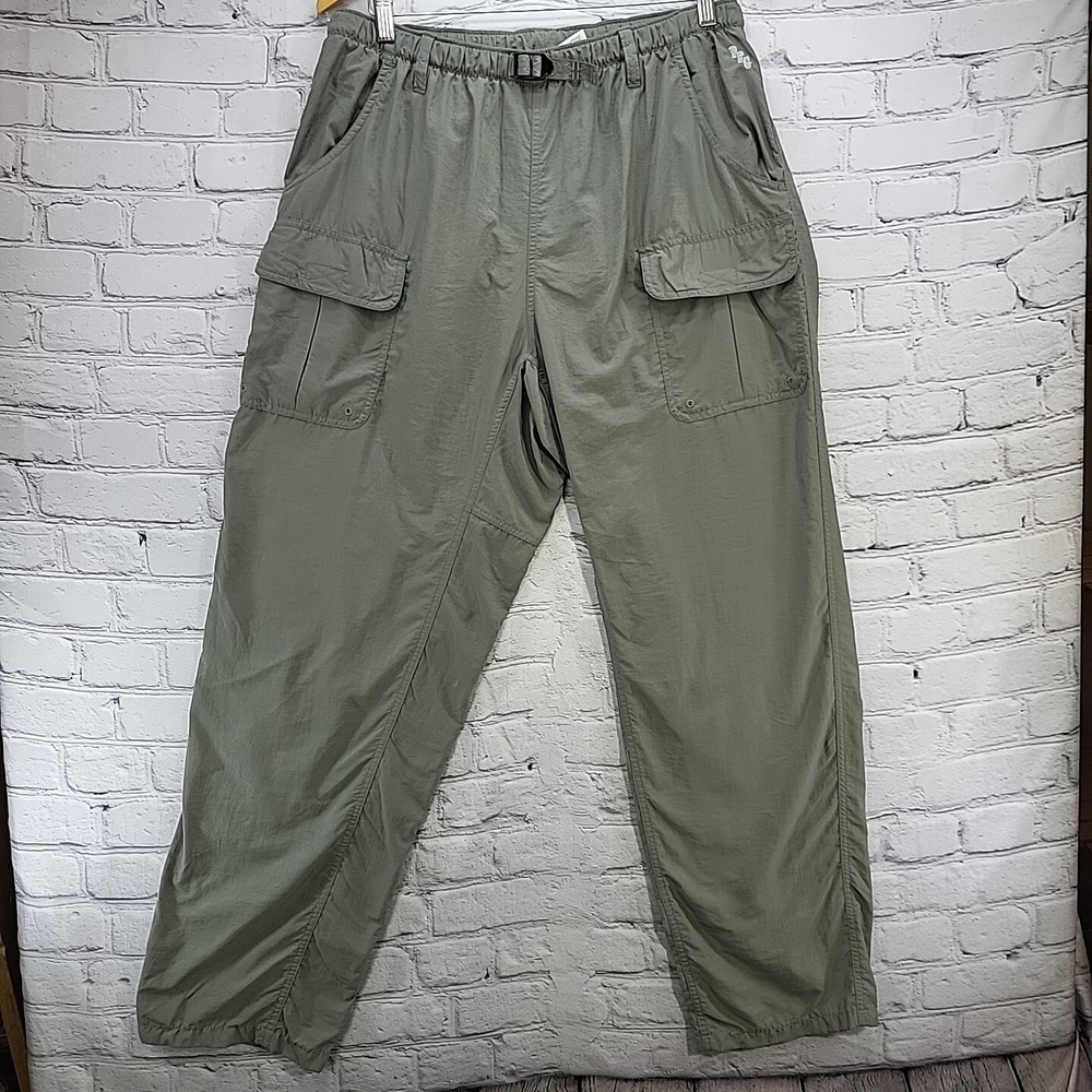 Columbia PFG Pants  Mens sz L Large Gray Outdoor Fishing‎